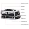 Spec-D Tuning 99-02 CHEVROLET SILVERADO MATTE BLACK HOUSING CLEAR LENS WITH LED BAR, PK  2 LBLH-SIV99JM-G3-RS - alternate 6